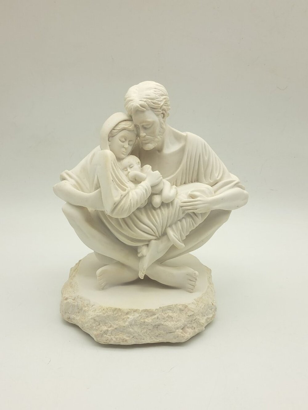 A Quiet Moment Statue of the Holy Family By Timothy Schmalz